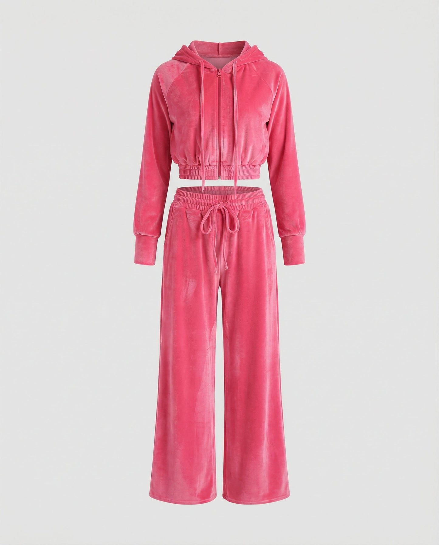 Damen Fleece Zweiteiler Minimalistisch