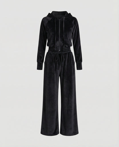 Damen Fleece Zweiteiler Minimalistisch