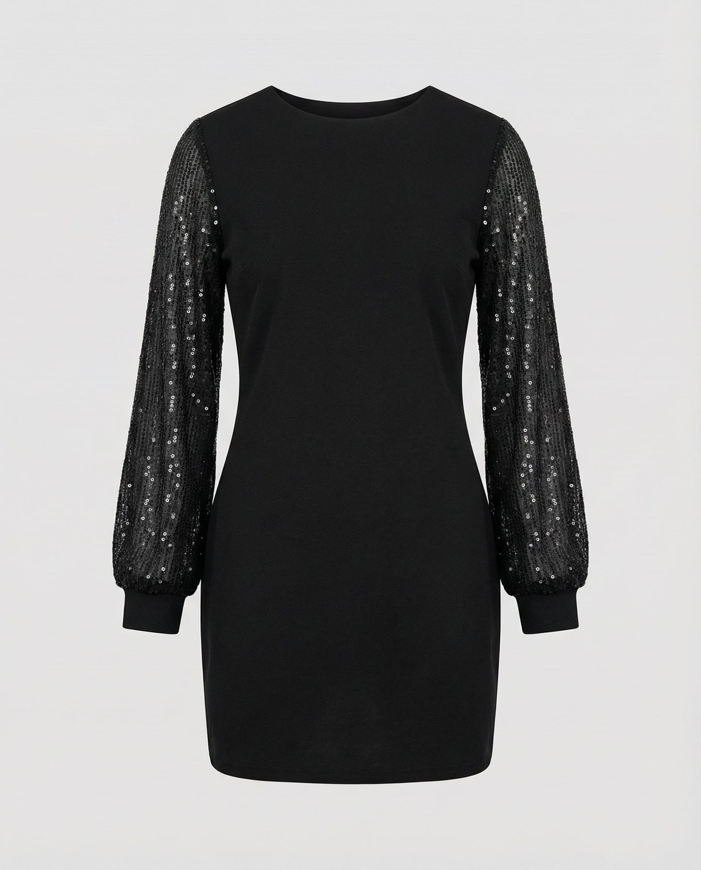 Damen Glitzerkleid Lässig