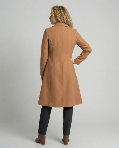 Damen Wollmantel Elegantes Wintermodell