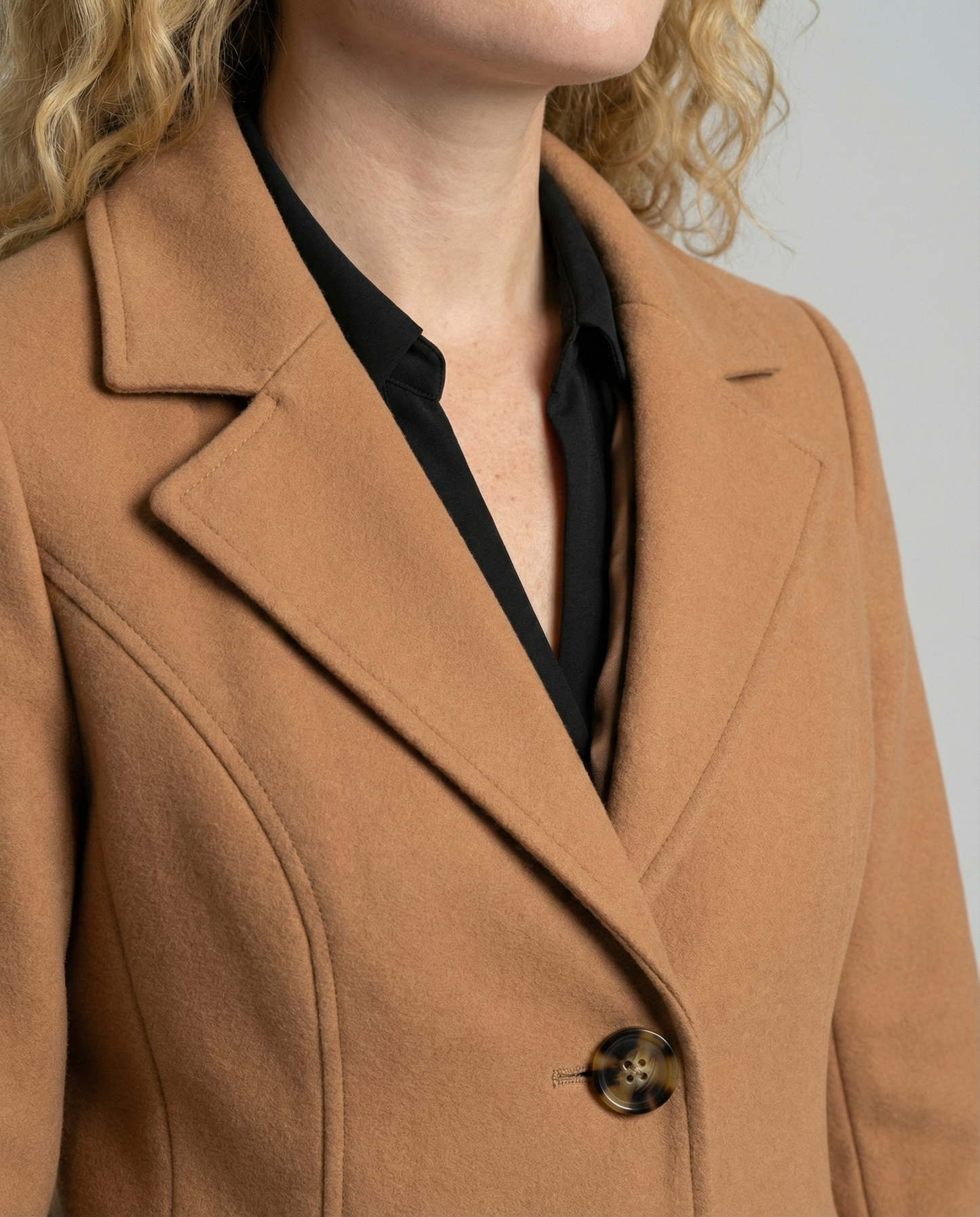 Damen Wollmantel Elegantes Wintermodell