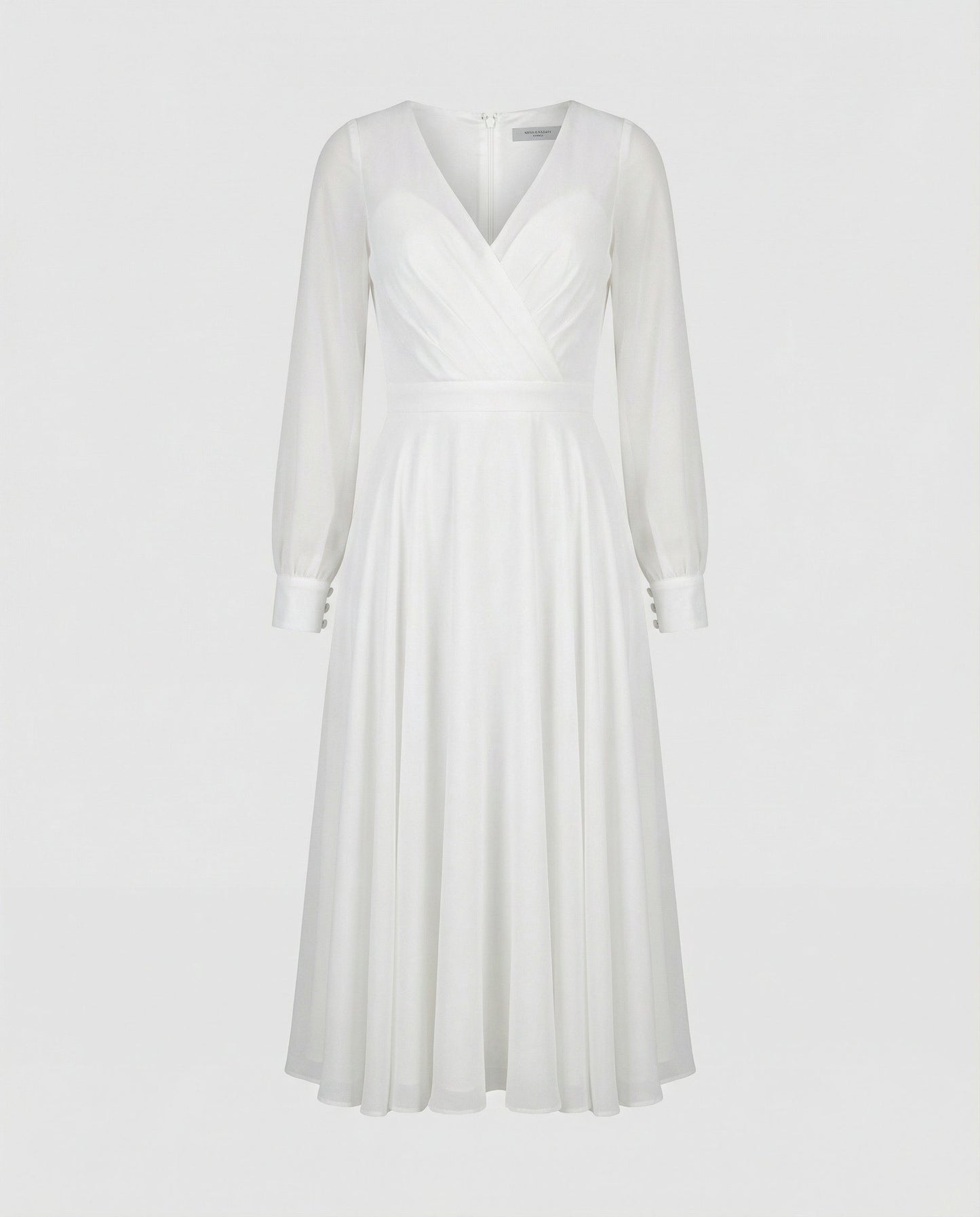 Damen Chiffon Flatterkleid Elegantes