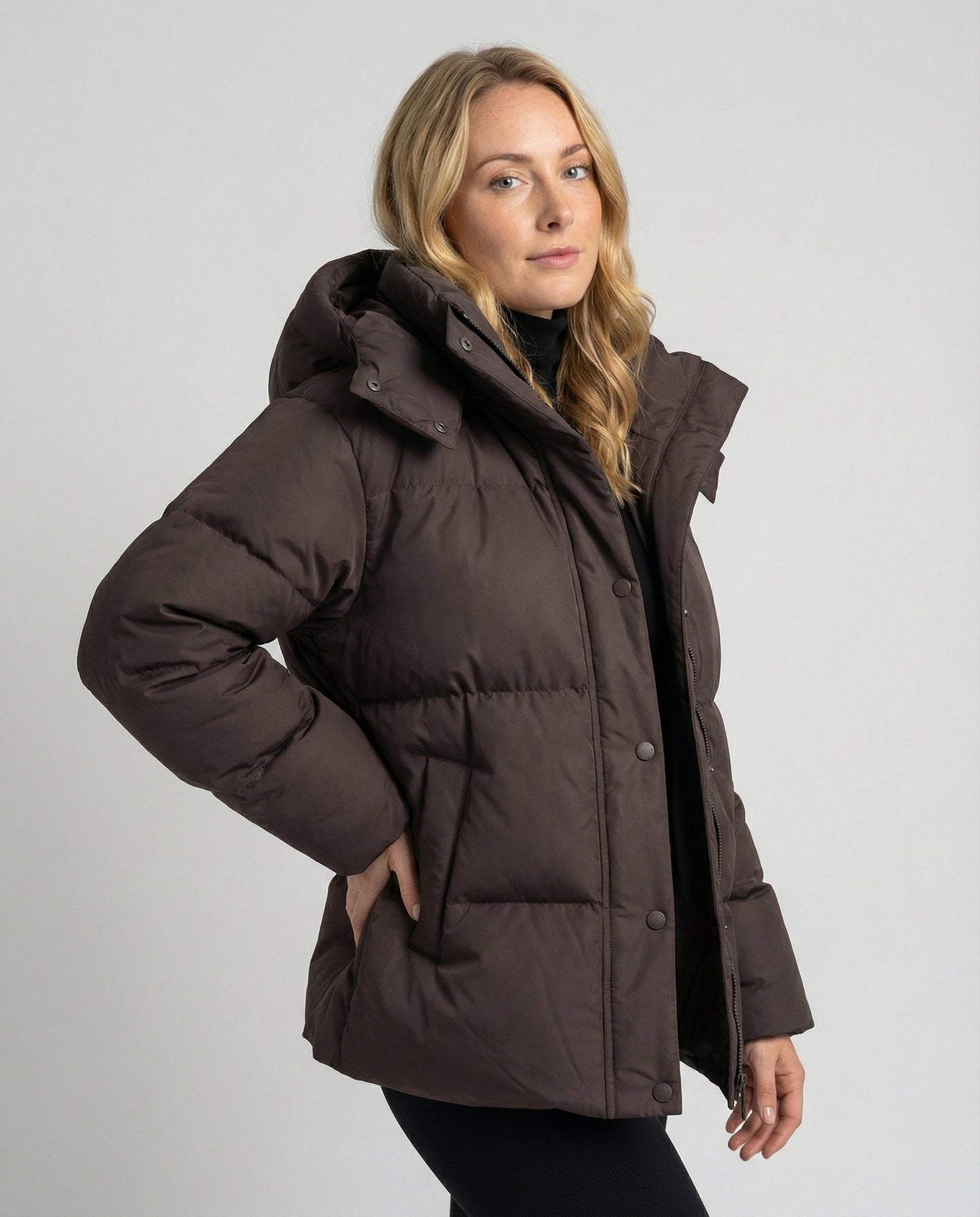 Damen Oversized Pufferjacke - Norvielle