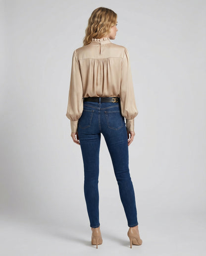 Damen Langarmtop Herbst Farben