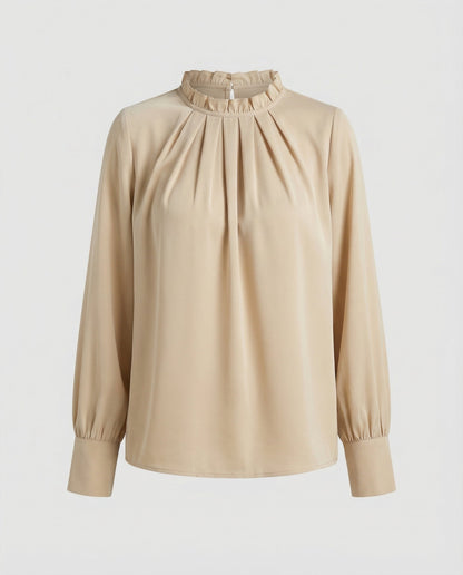 Damen Langarmtop Herbst Farben