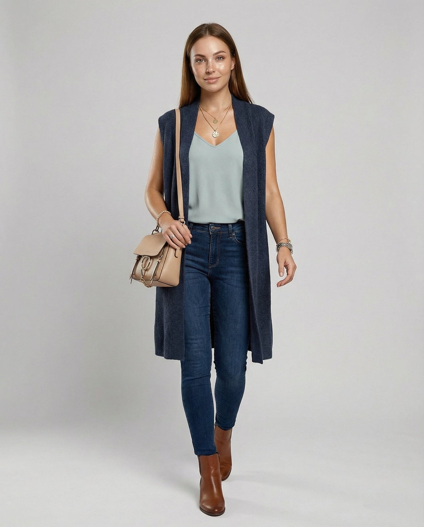 Damen Oversized Strickweste