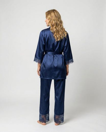 Damen Seiden Pyjama Set Qualität