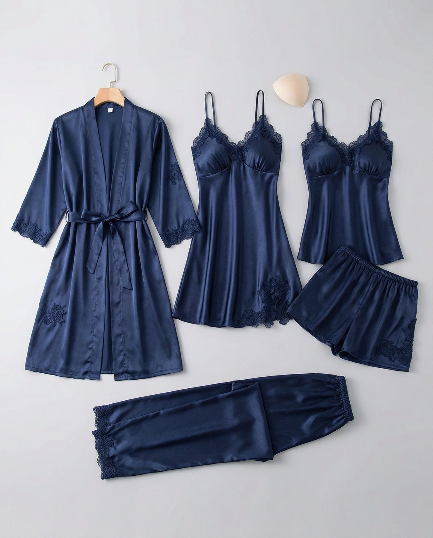 Damen Seiden Pyjama Set Qualität