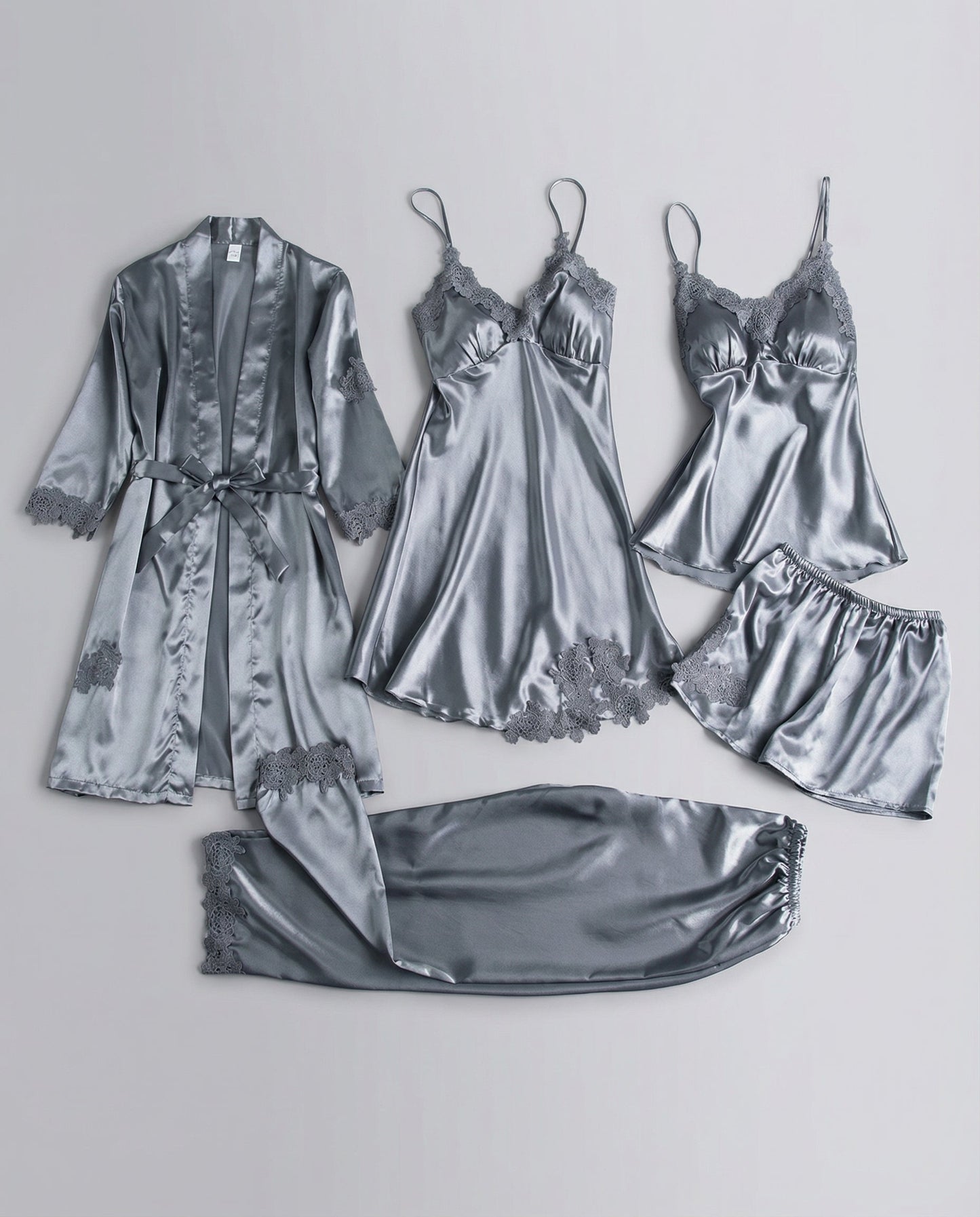 Damen Seiden Pyjama Set Qualität