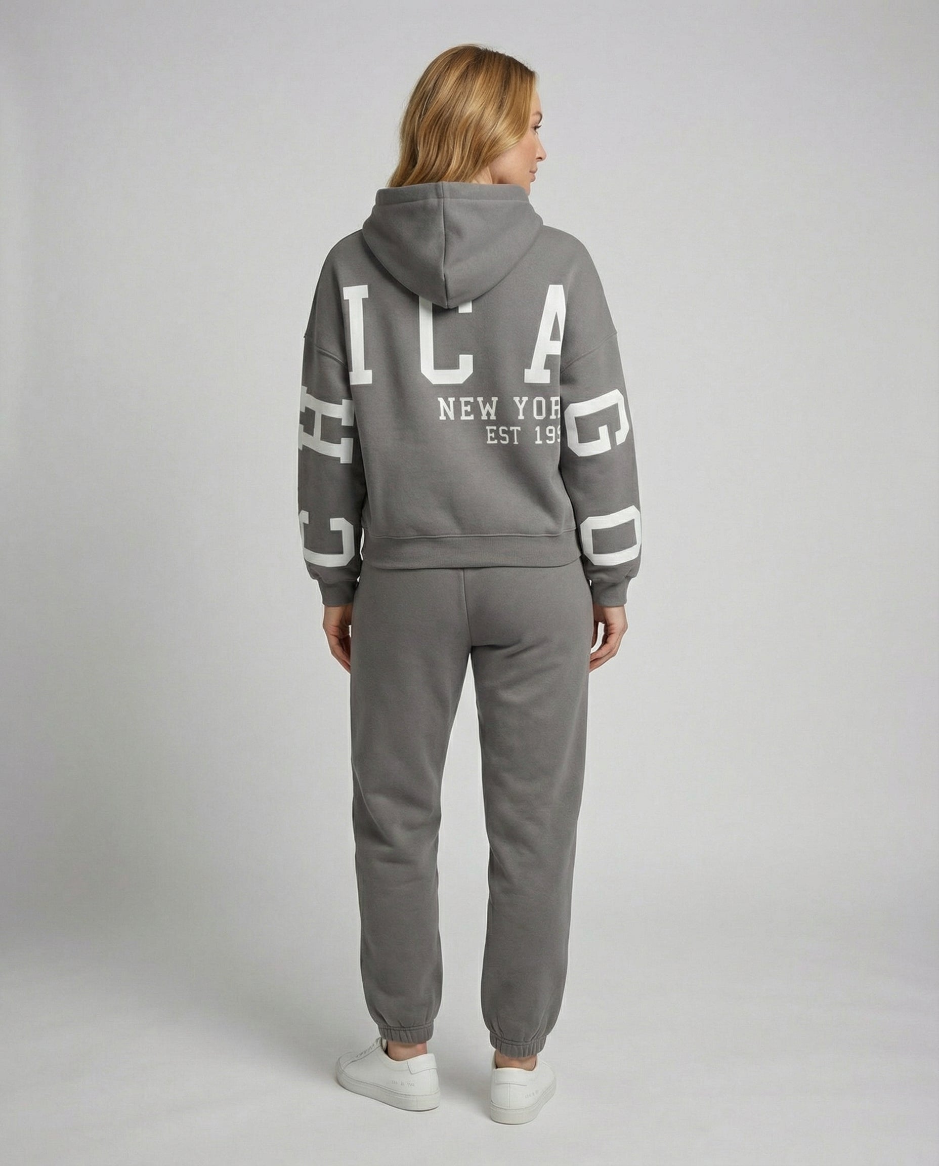 Lässiger Damen Oversize Sweatanzug Großgröße - Norvielle