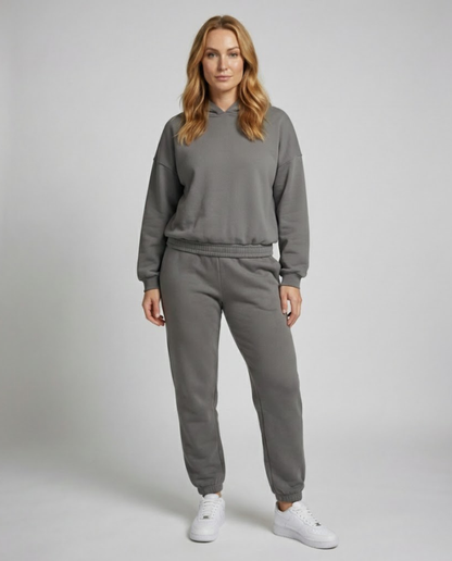 Lässiger Damen Oversize Sweatanzug Großgröße