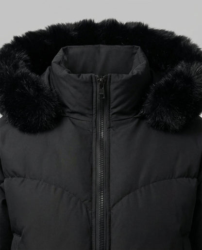Damen Cropped Daunenjacke Warm