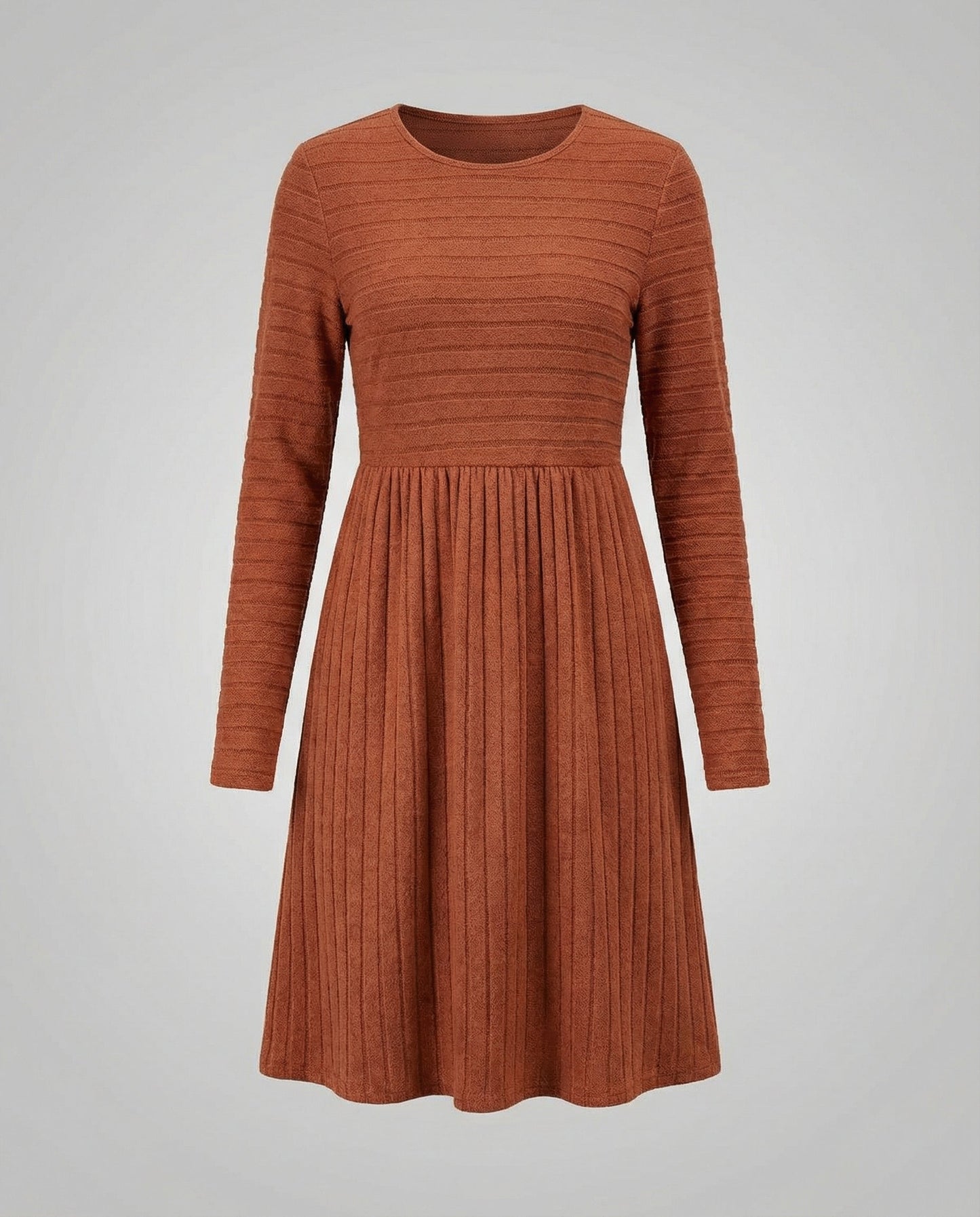 Damen Strickkleid Langärmlig
