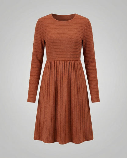 Damen Strickkleid Langärmlig