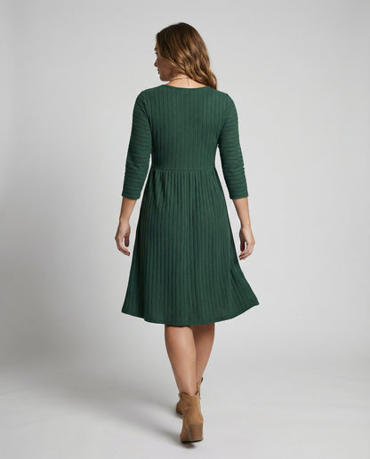 Damen Strickkleid Langärmlig