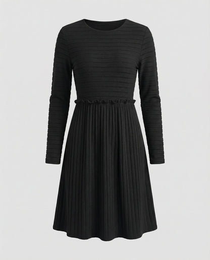 Damen Strickkleid Langärmlig