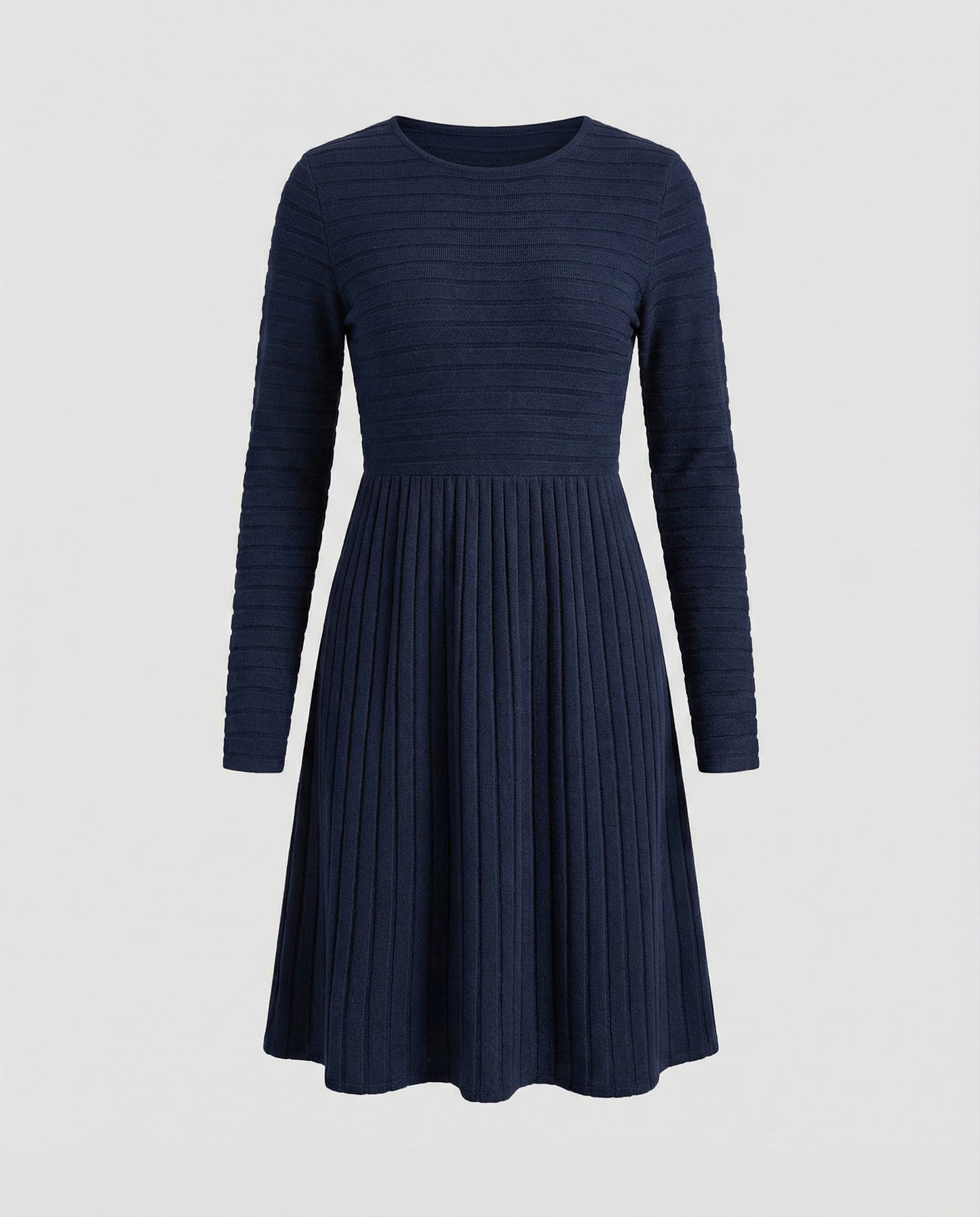 Damen Strickkleid Langärmlig