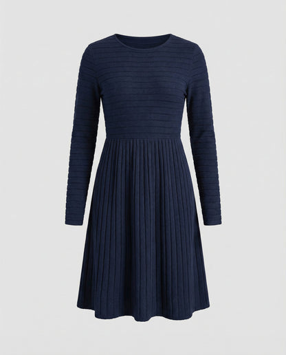 Damen Strickkleid Langärmlig