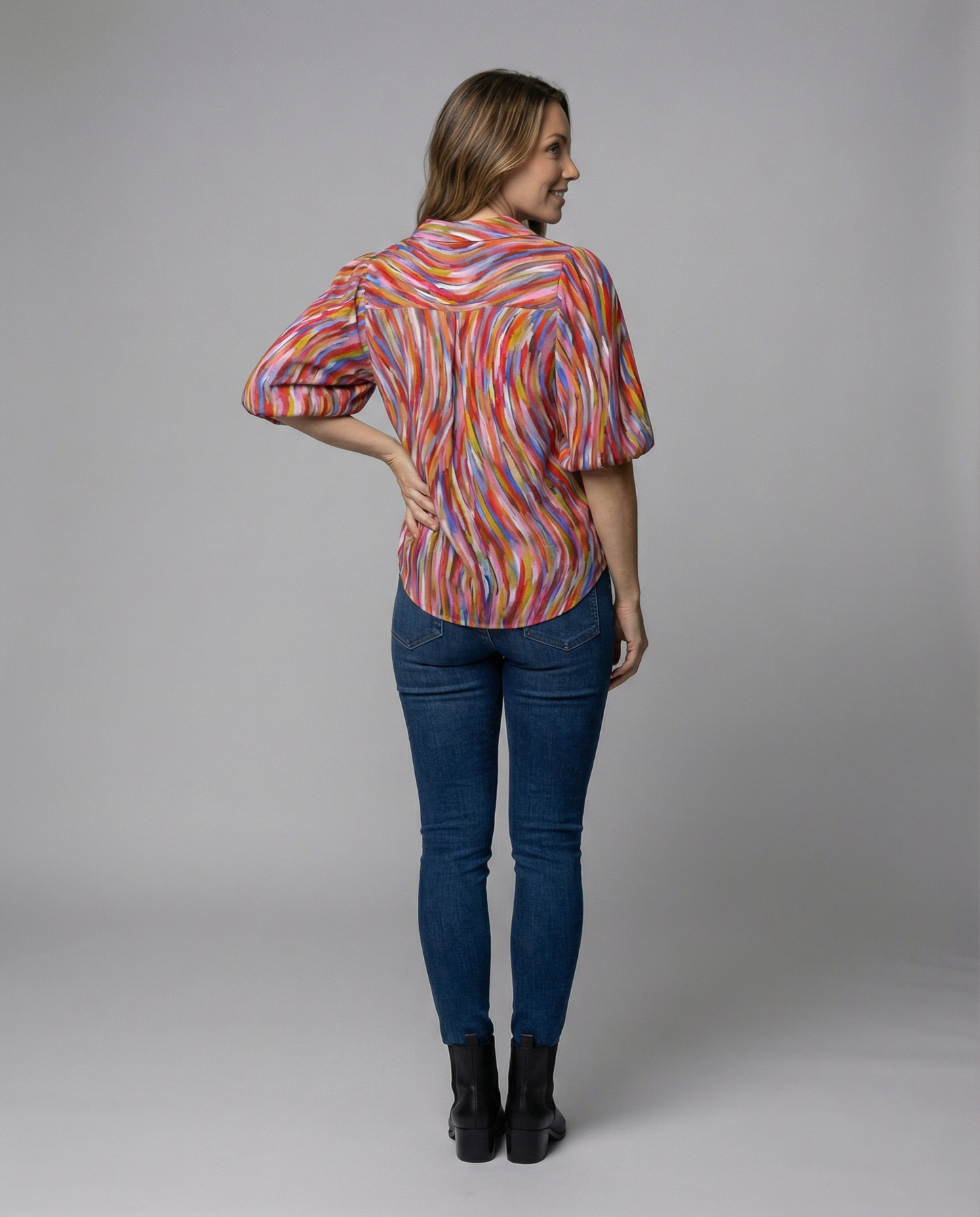 Damen Boho Bluse Elegant
