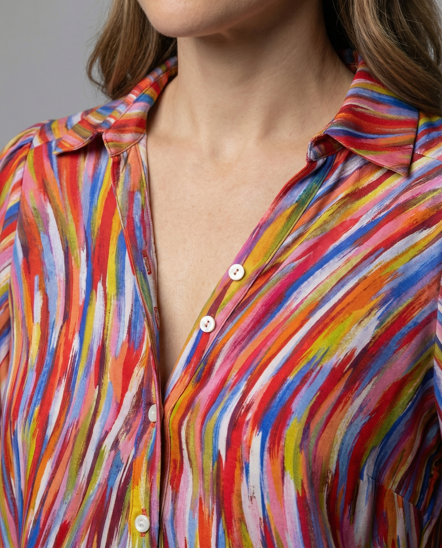 Damen Boho Bluse Elegant