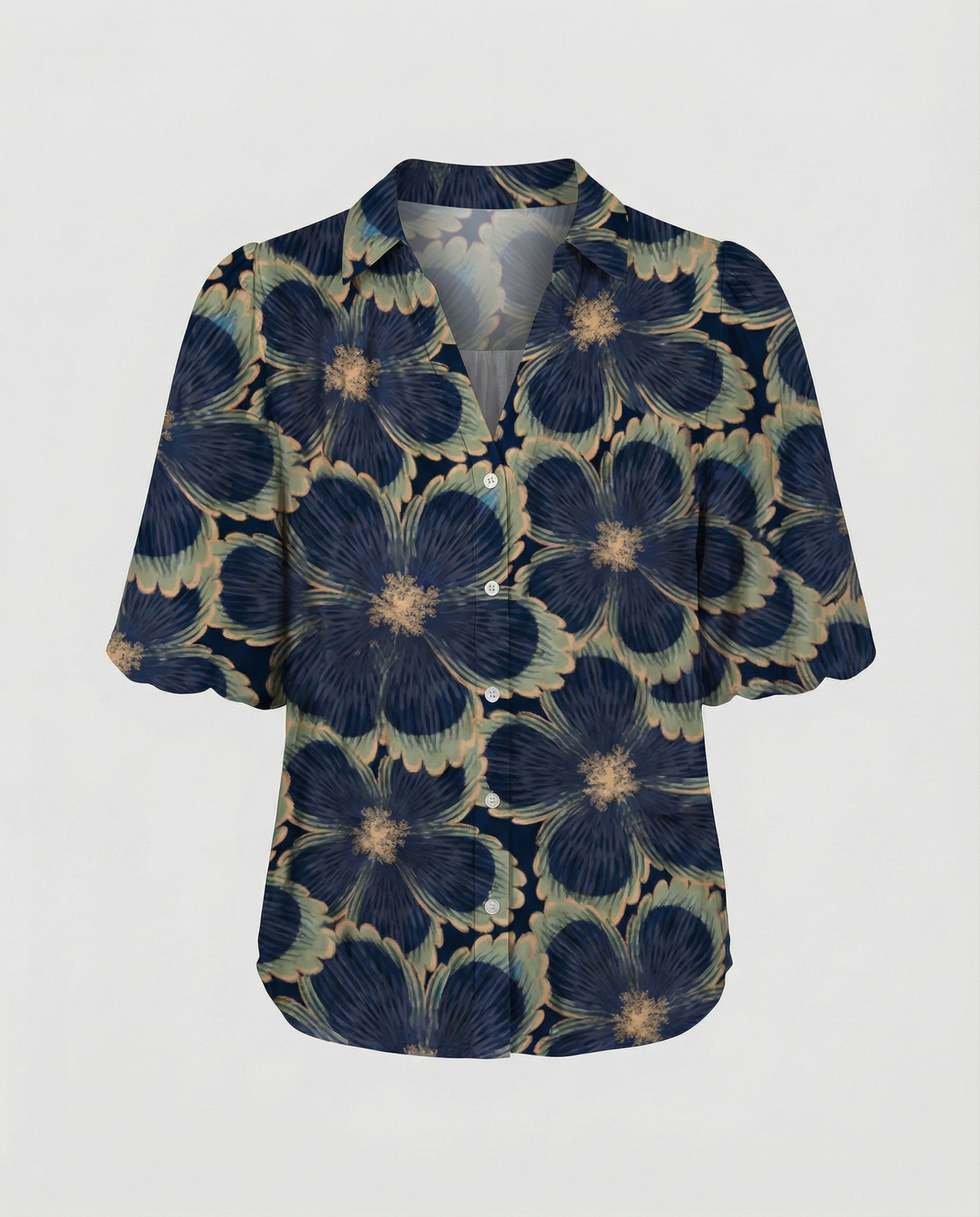 Damen Boho Bluse Elegant