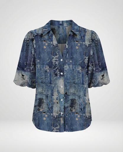 Damen Boho Bluse Elegant