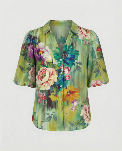 Damen Boho Bluse Elegant