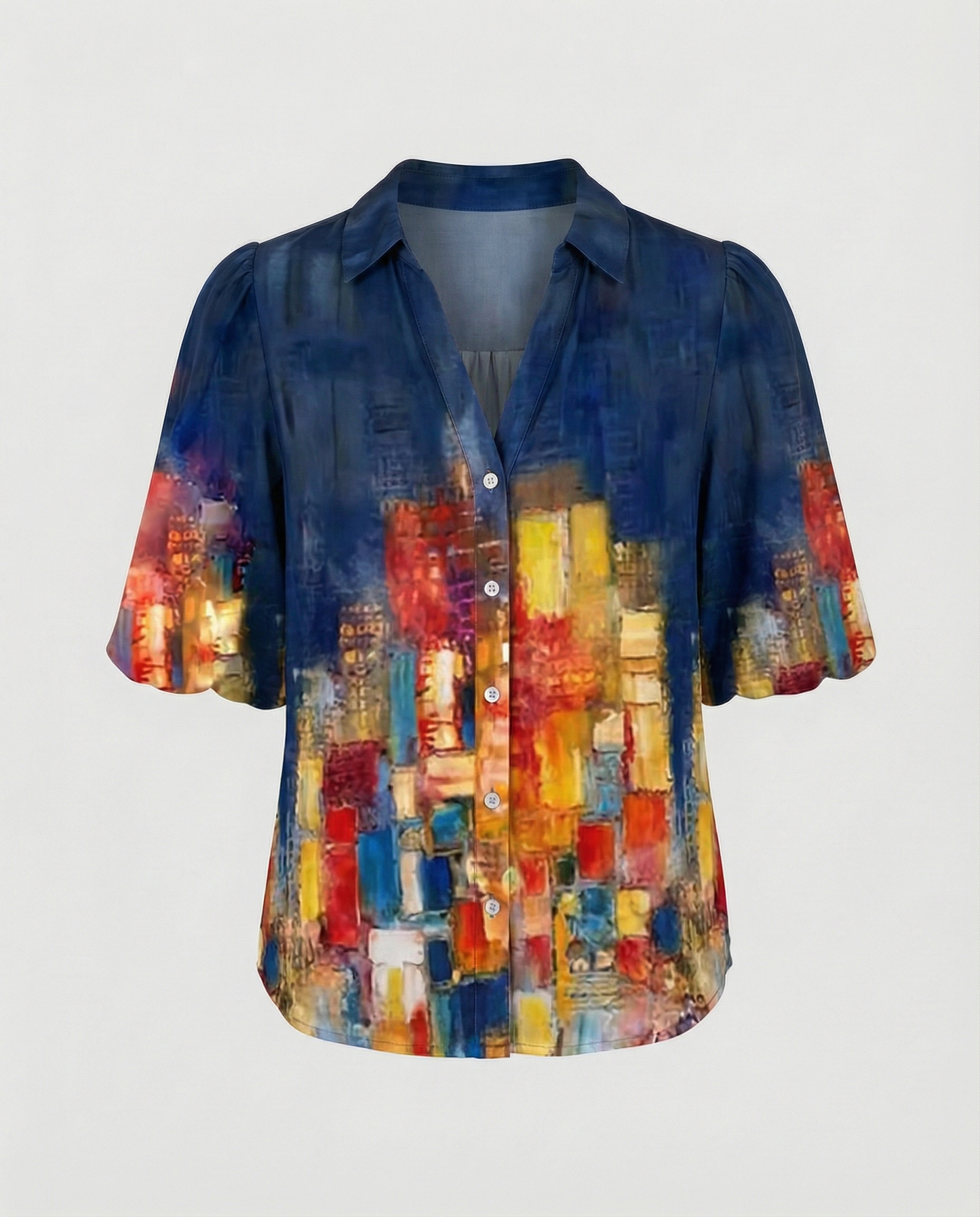 Damen Boho Bluse Elegant