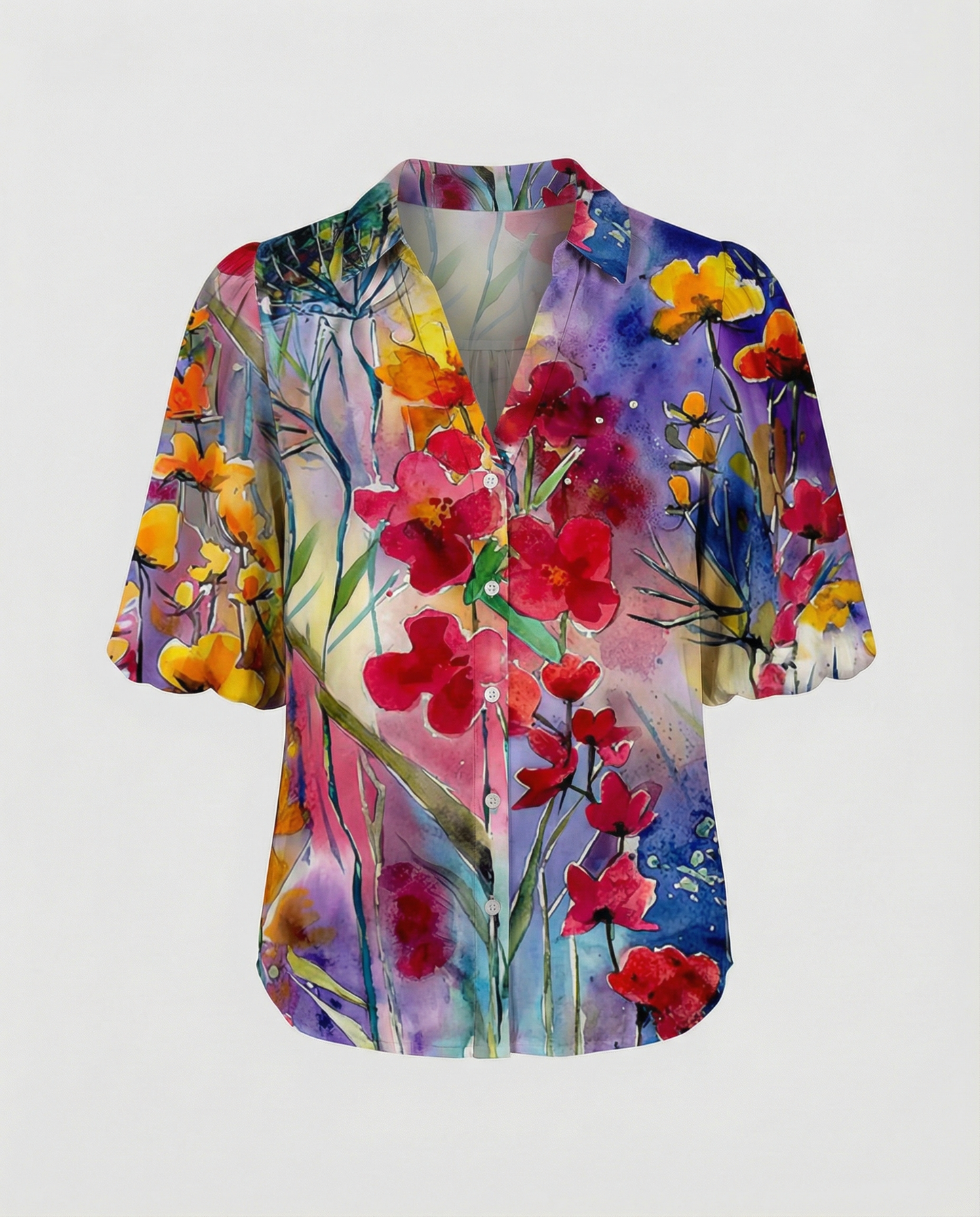 Damen Boho Bluse Elegant
