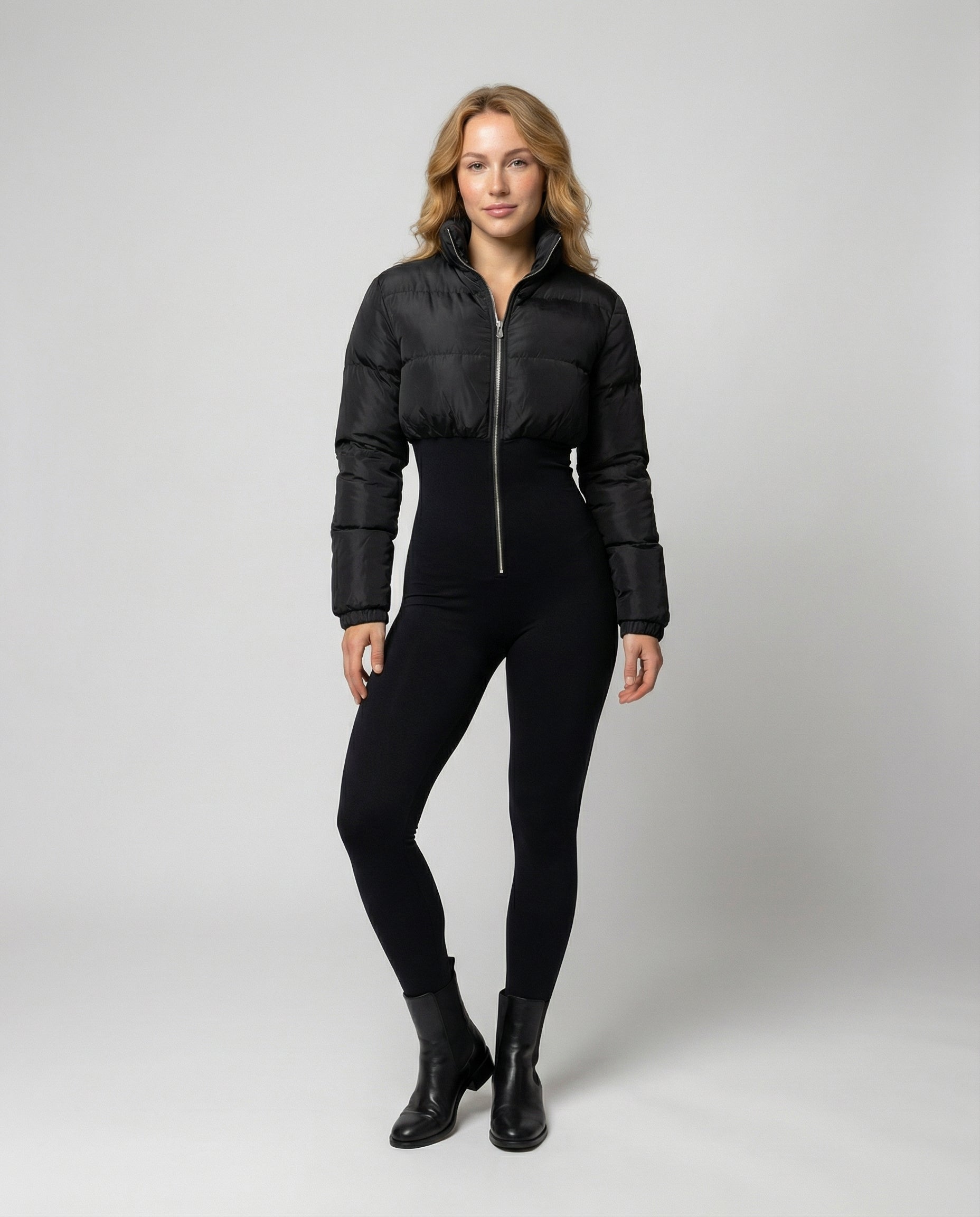Damen Daunenjacke Taillierte Warme - Norvielle