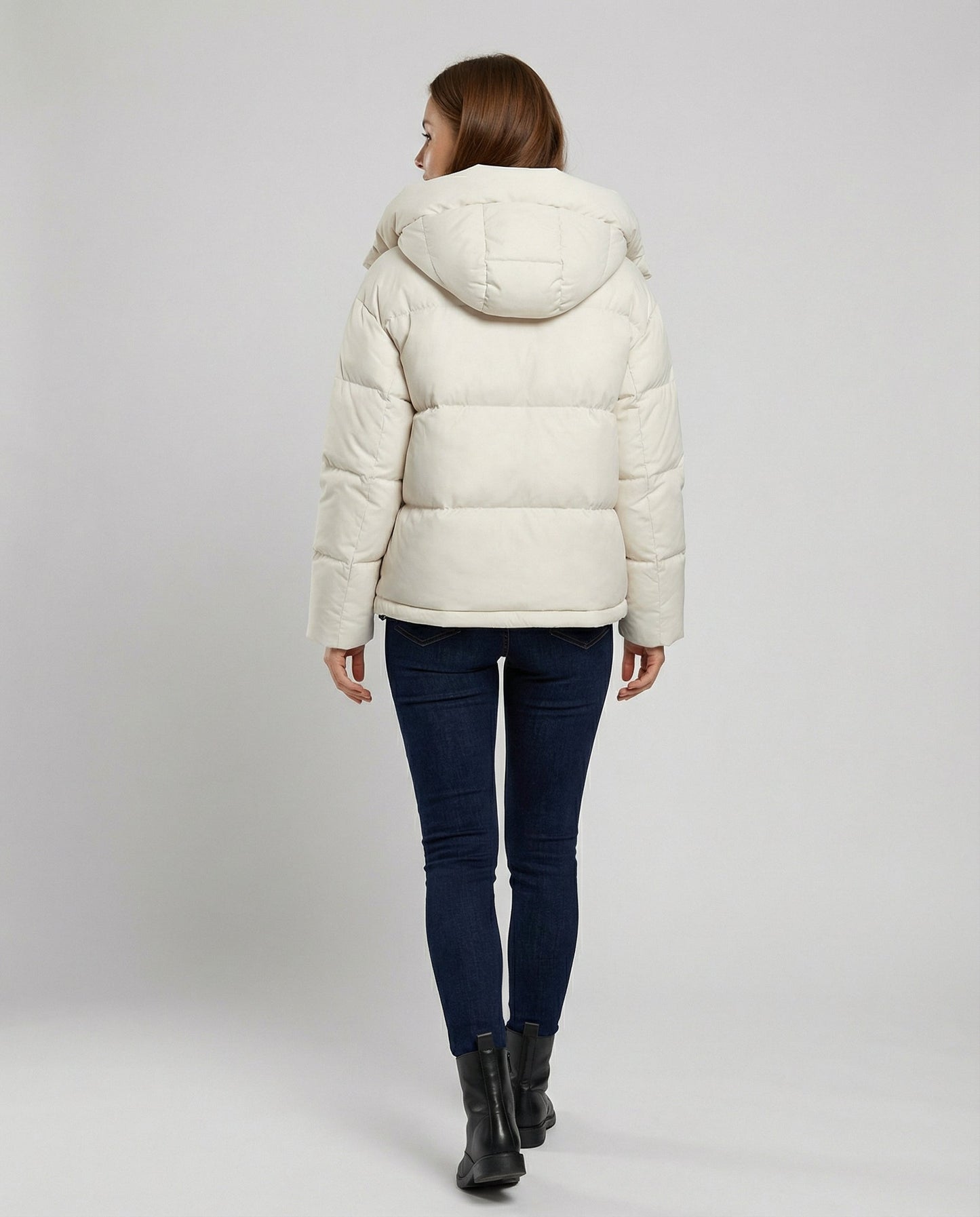 Damen Federdaunen Parka