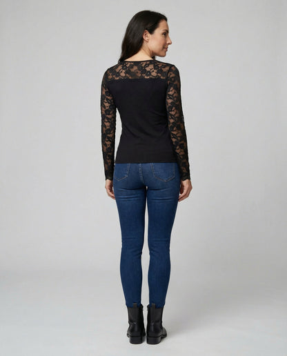 Damen Spitzen-Bodysuit Elegant
