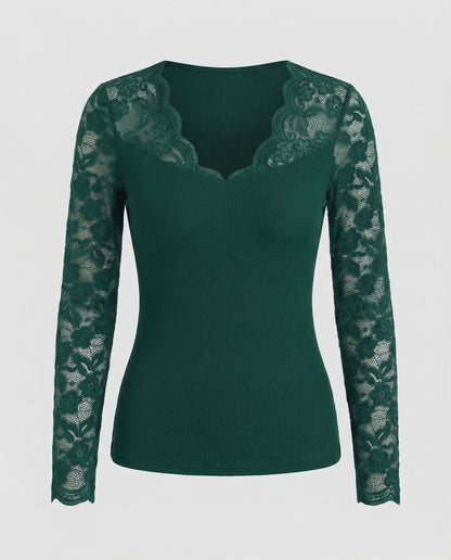 Damen Spitzen-Bodysuit Elegant