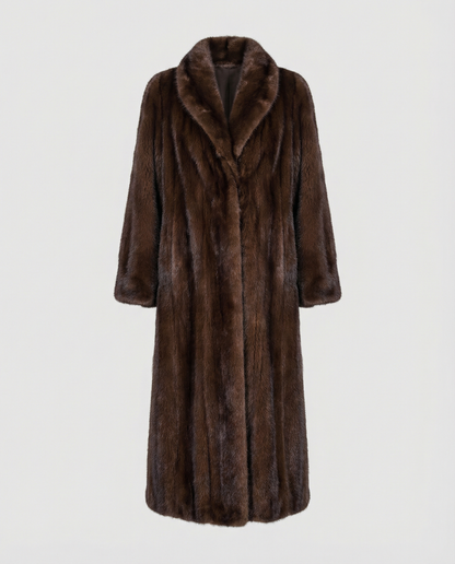 Damen Kunstpelzmantel Elegantes Wintermodell