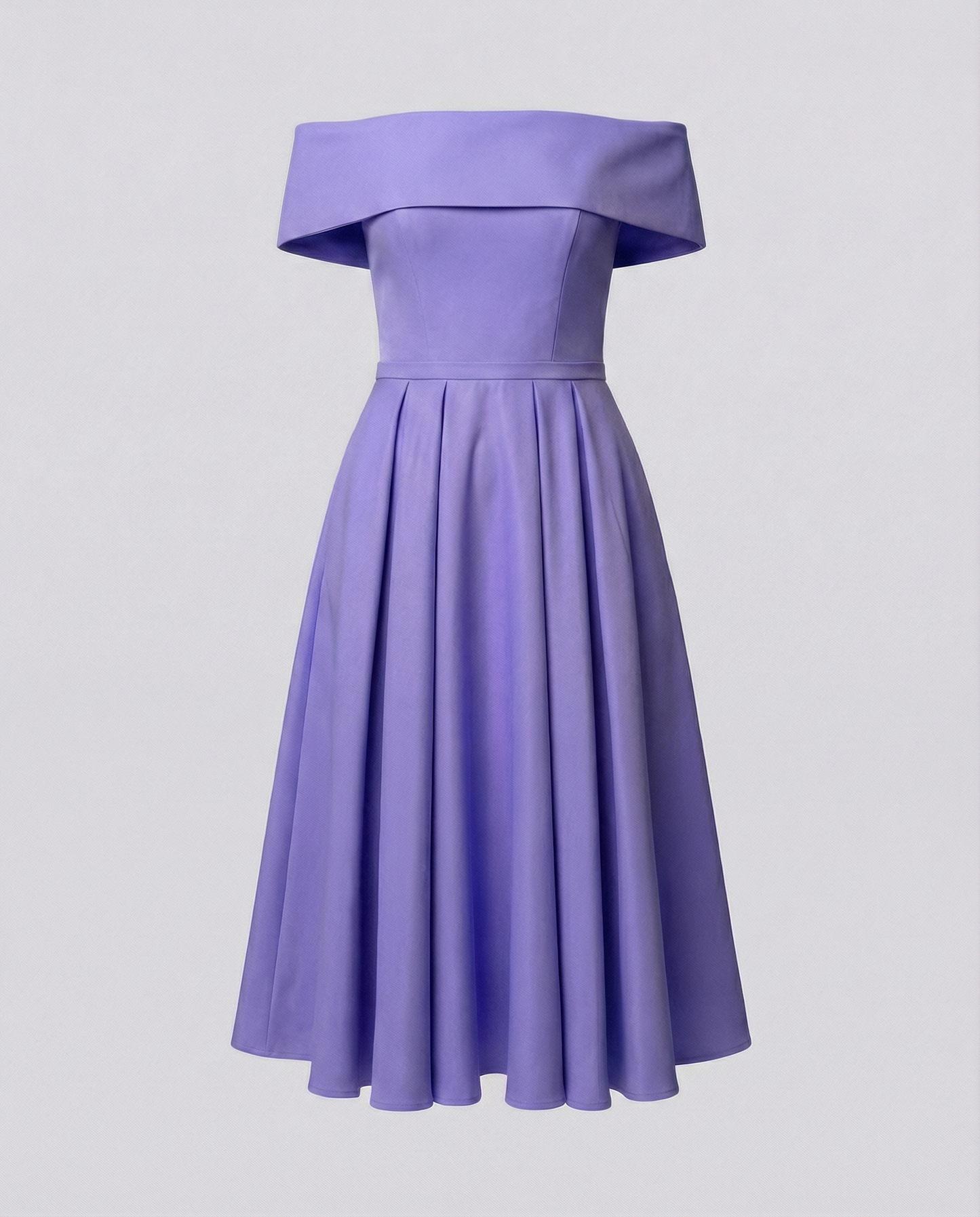 Damen Satin Partykleid Trägerlos