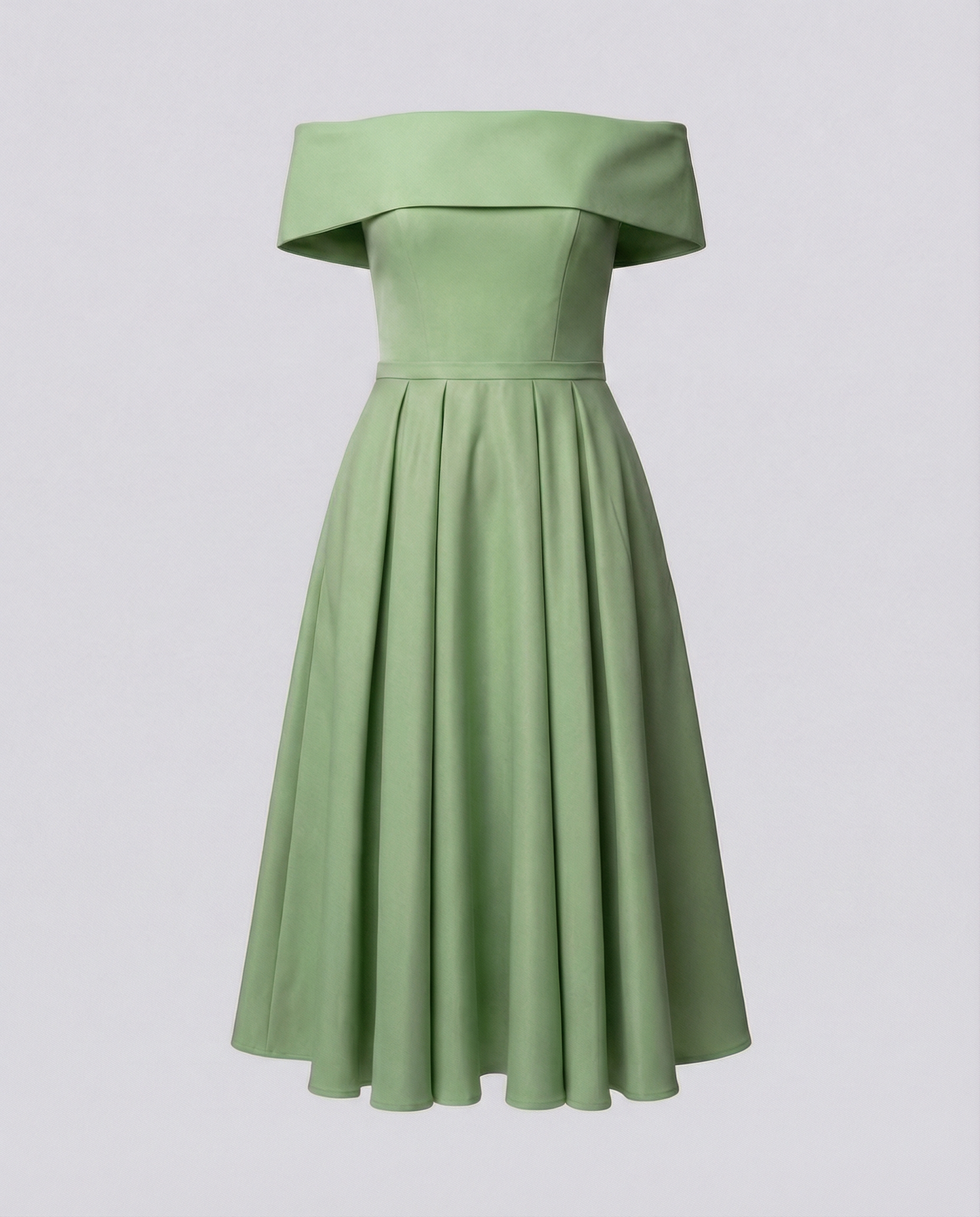 Damen Satin Partykleid Trägerlos
