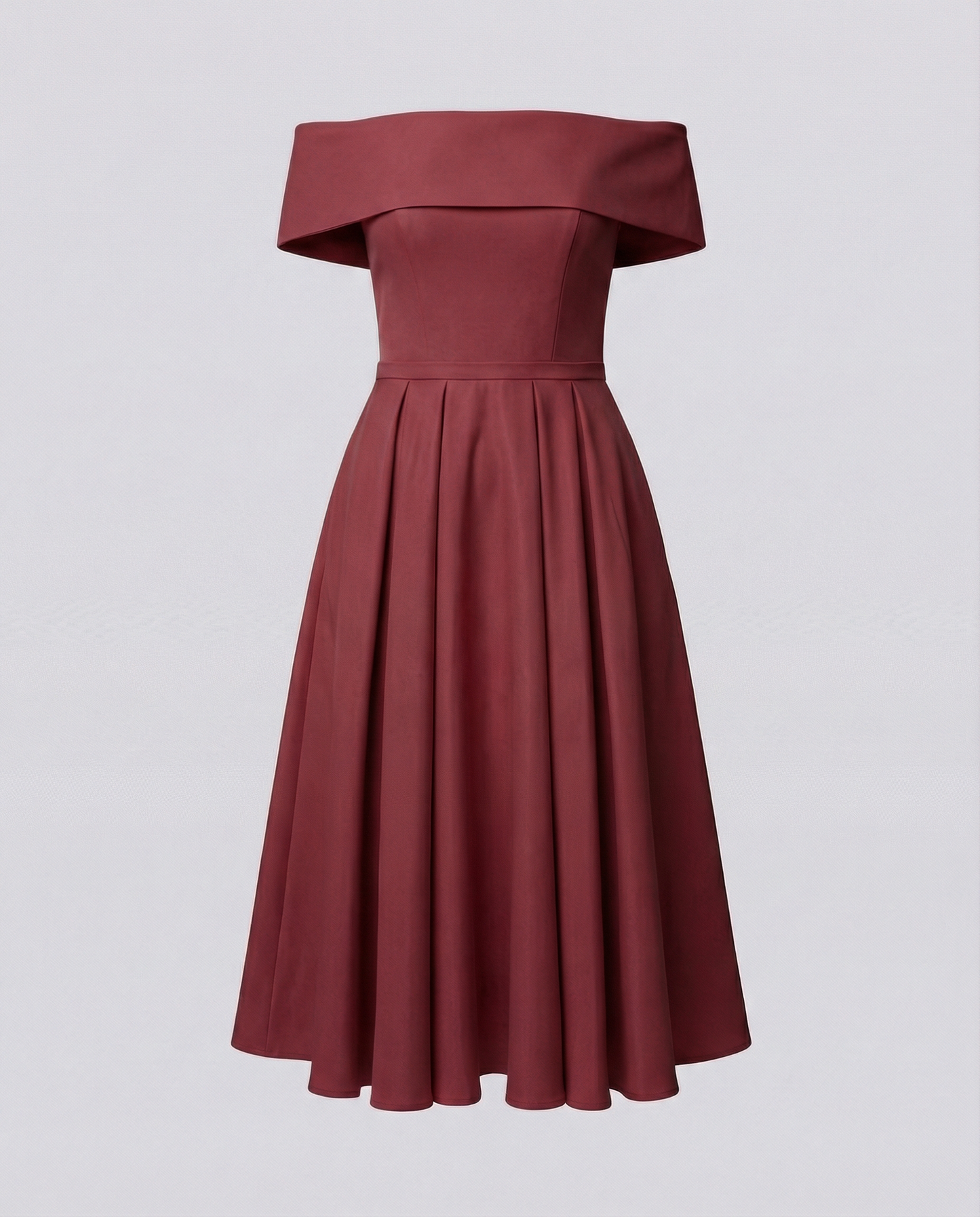 Damen Satin Partykleid Trägerlos
