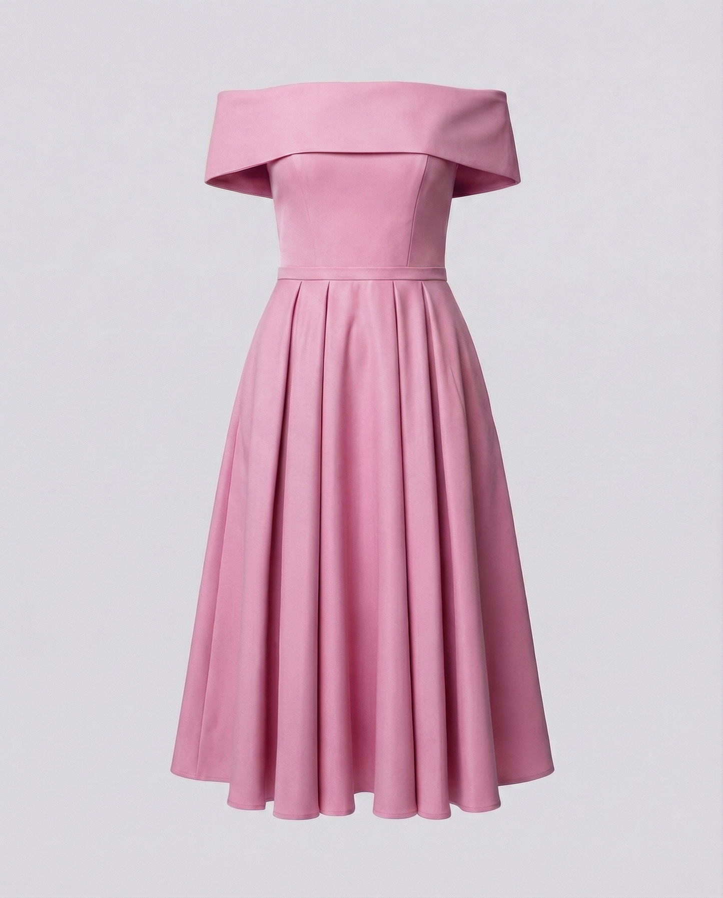 Damen Satin Partykleid Trägerlos
