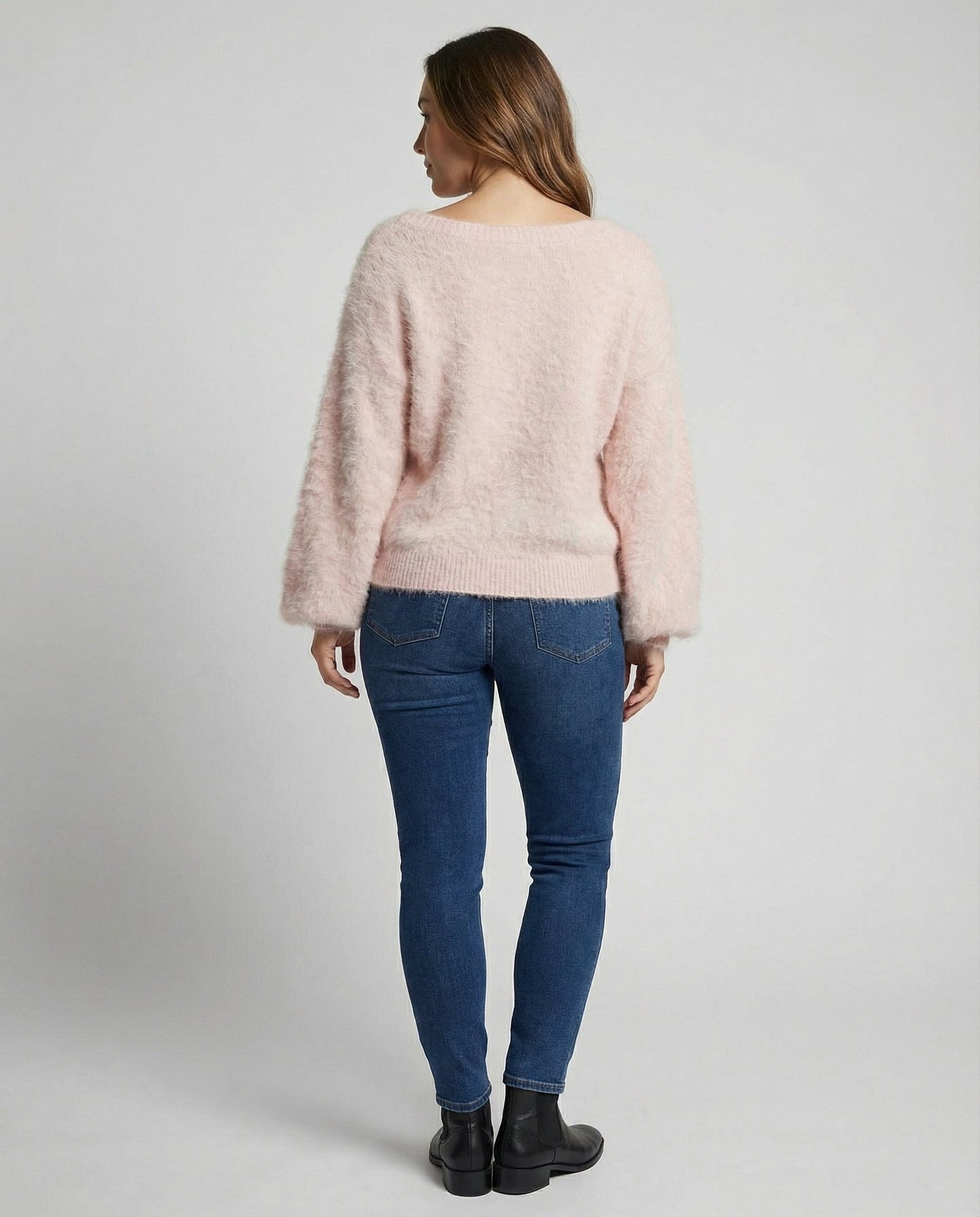Damen Oversized Pullover Mohair
