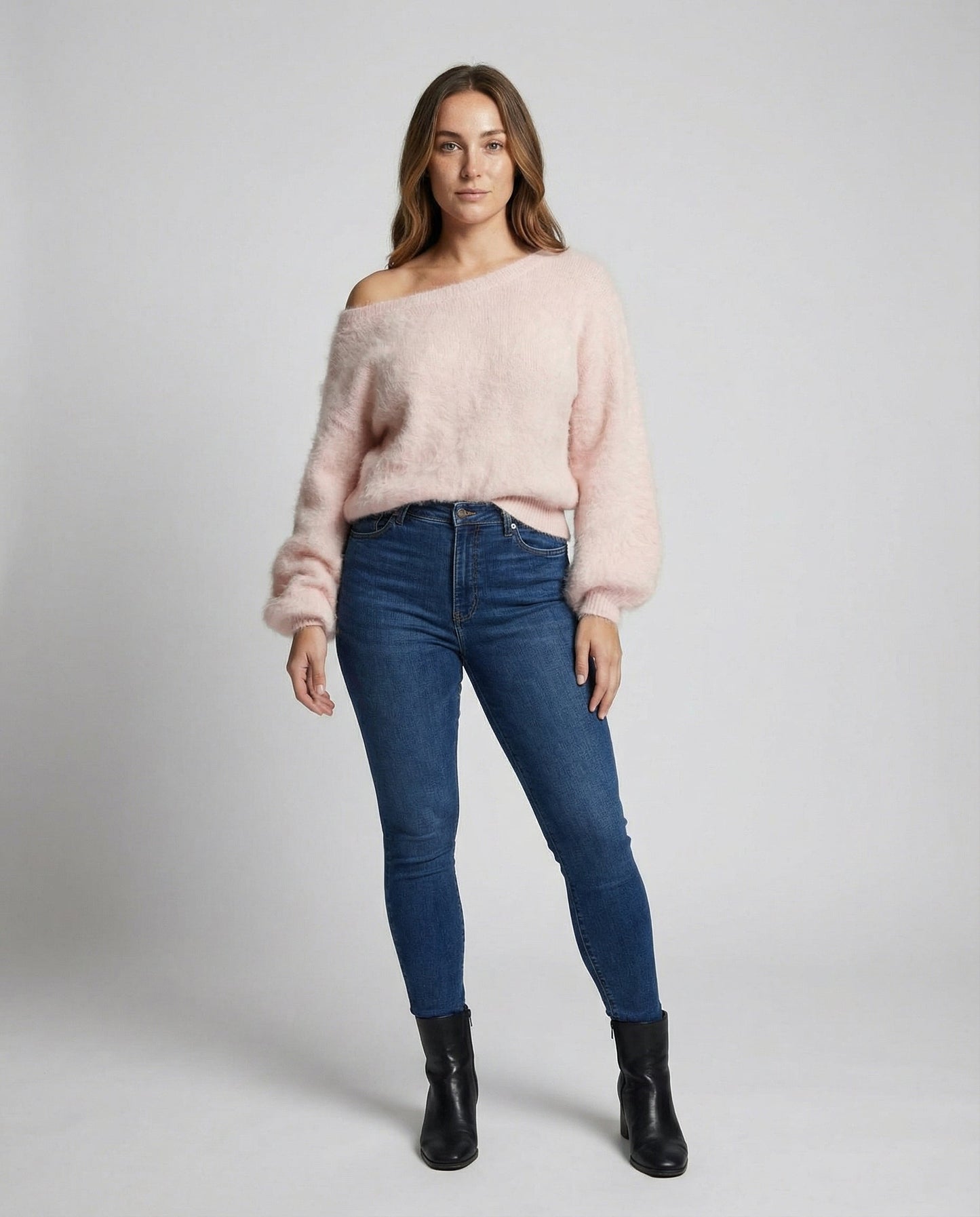 Damen Oversized Pullover Mohair