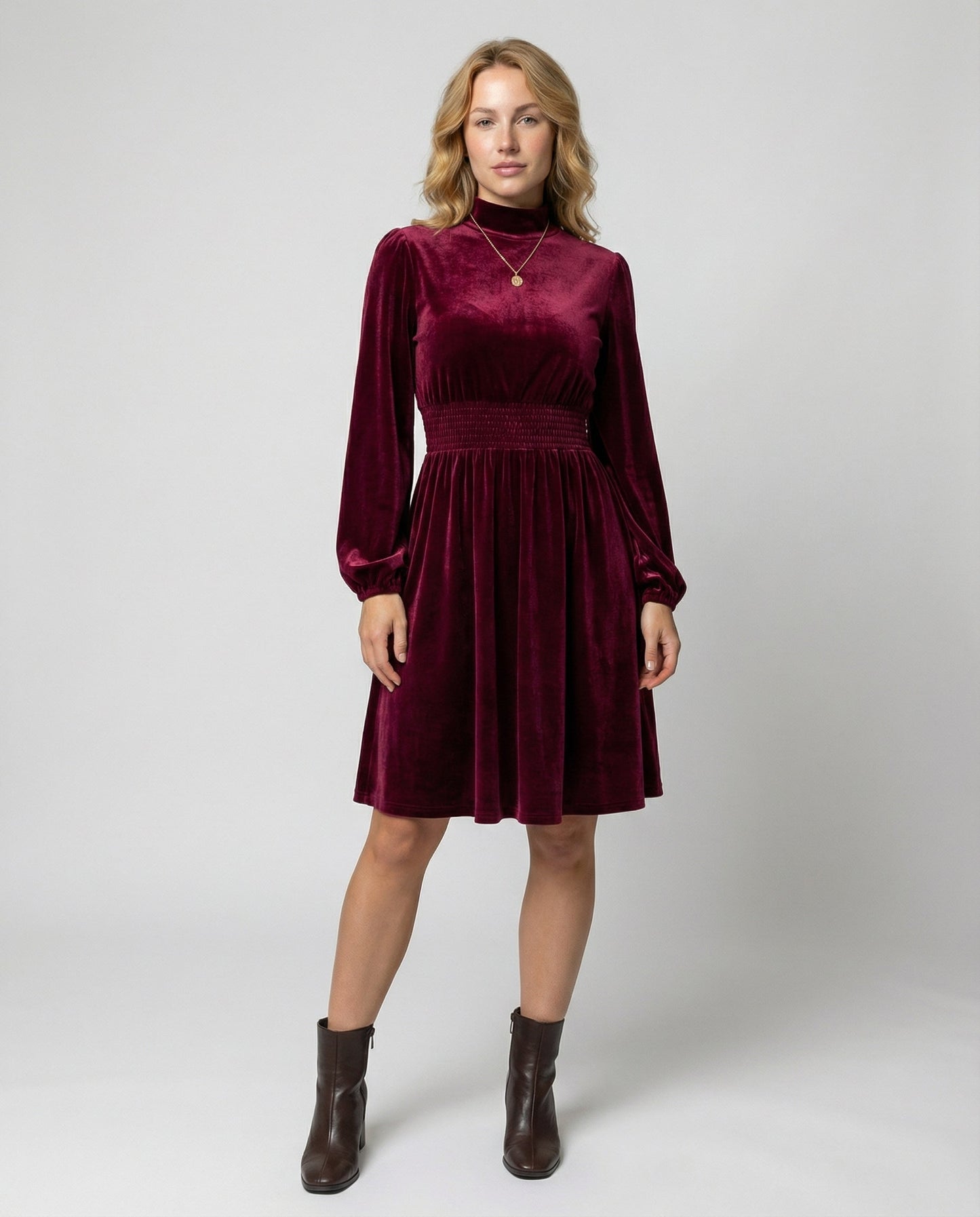 Damen Samtkleid Elegantes