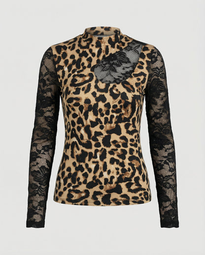 Damen Leoparden Transparent