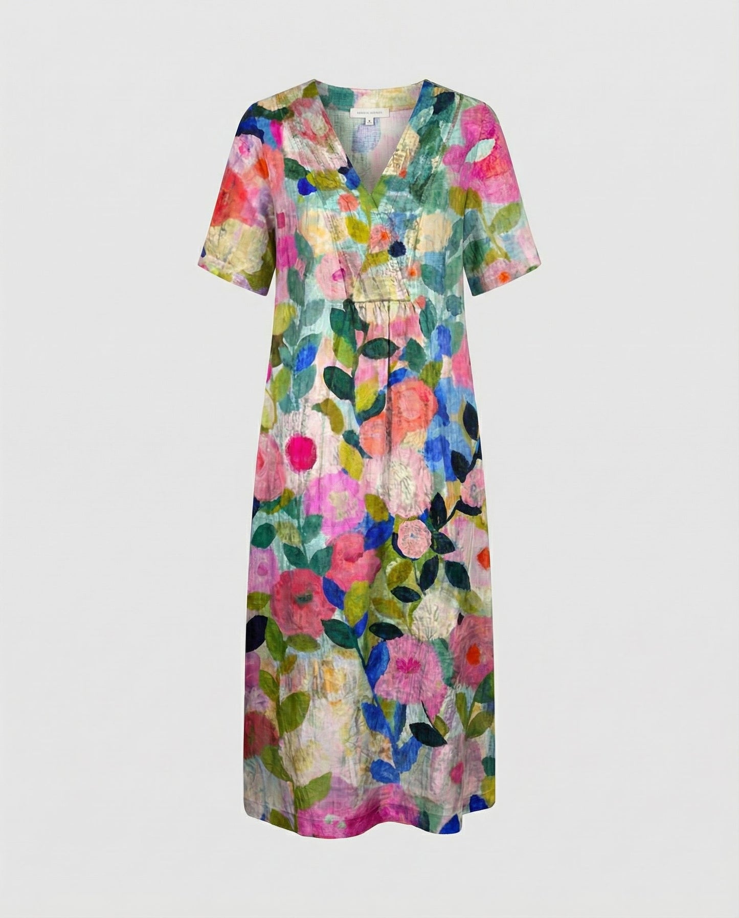 Damen Sommerkleid Leichtes Blumenmuster