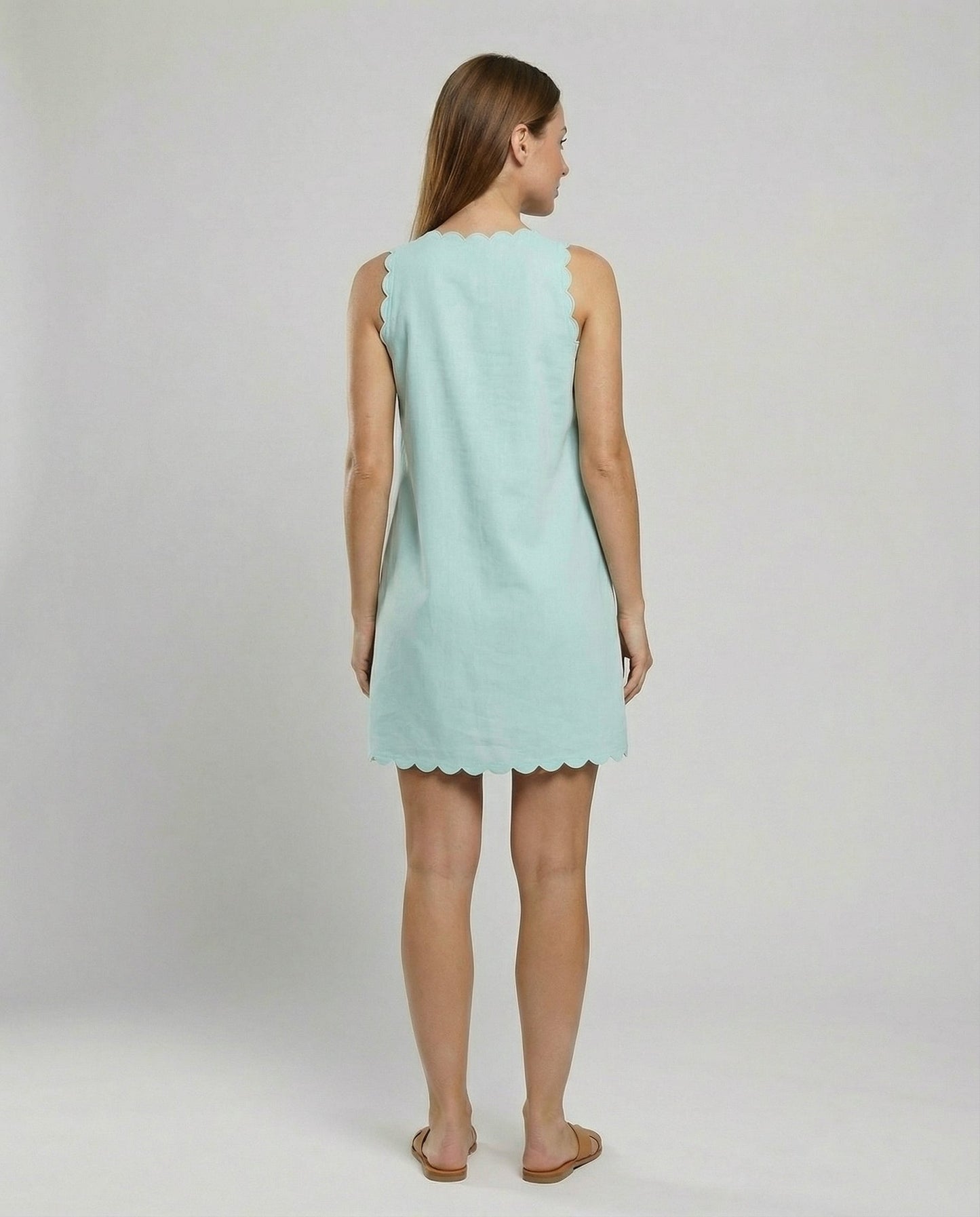 Damen Sommerkleid Leicht Baumwolle