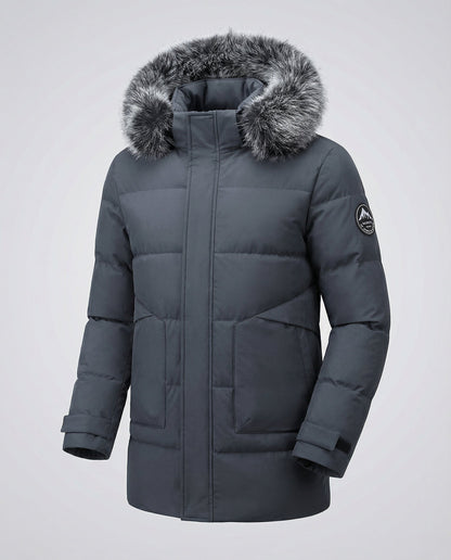 Damen Winterparka Mit Kapuze