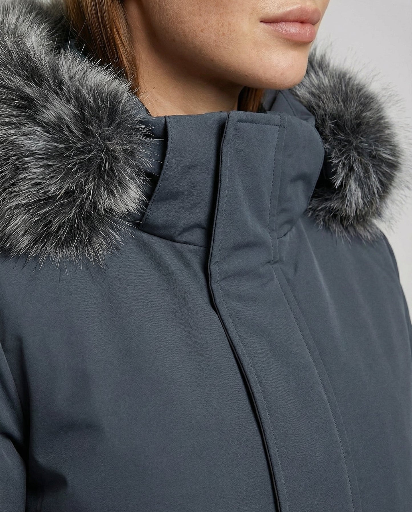 Damen Winterparka Mit Kapuze