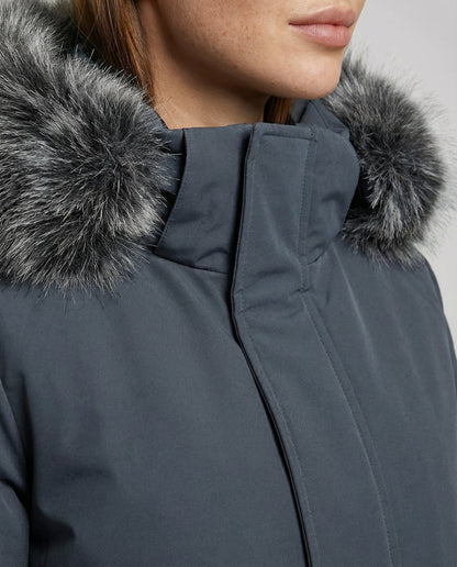 Damen Winterparka Mit Kapuze