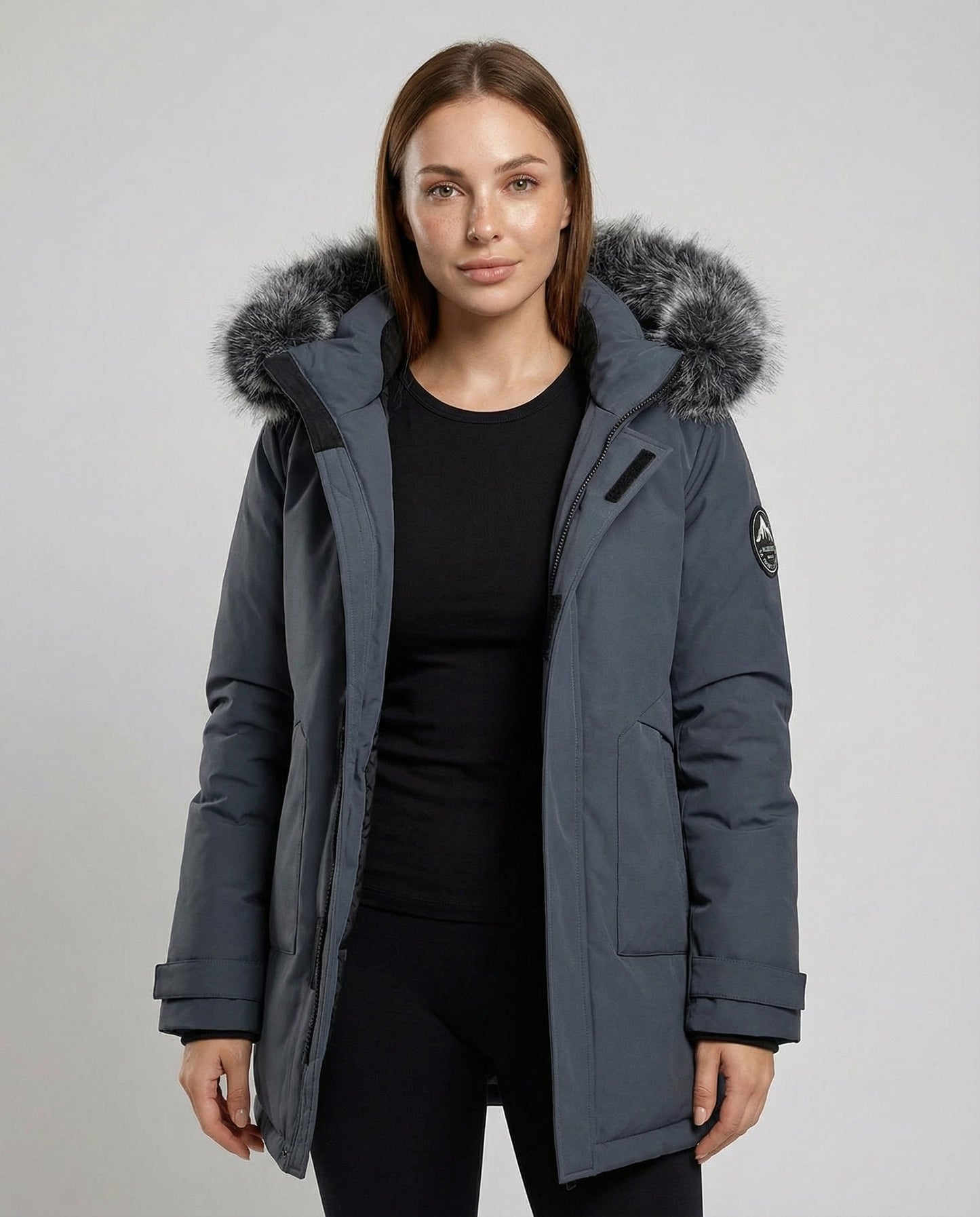 Damen Winterparka Mit Kapuze - Norvielle