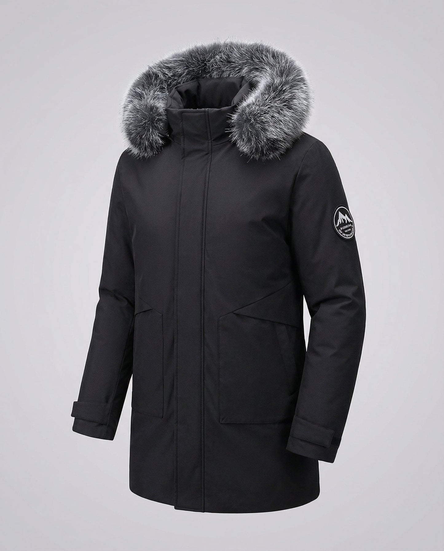 Damen Winterparka Mit Kapuze