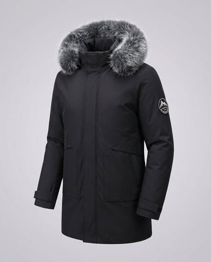 Damen Winterparka Mit Kapuze